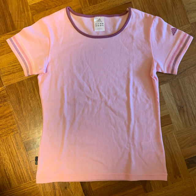 adidas(アディダス)のにらまんじゅう様専用 アディダス Tシャツ ピンク レディースのトップス(Tシャツ(半袖/袖なし))の商品写真