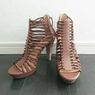 ナインウエスト(NINE WEST)の値下げ！ ナインウエスト グラディエーター サンダル 25センチ 新品 ブラウン(サンダル)