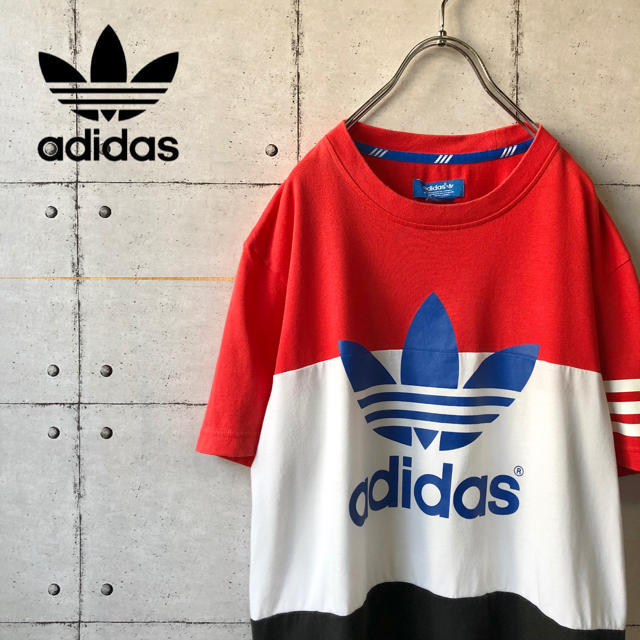 adidas(アディダス)の【激レア】 adidas アディダス オリジナルス トリコカラー Tシャツ メンズのトップス(Tシャツ/カットソー(半袖/袖なし))の商品写真