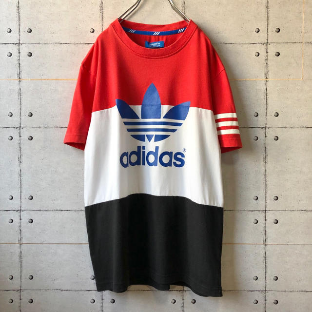 adidas(アディダス)の【激レア】 adidas アディダス オリジナルス トリコカラー Tシャツ メンズのトップス(Tシャツ/カットソー(半袖/袖なし))の商品写真