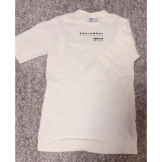 アディダス(adidas)のadidasミニワンピ(Tシャツ(半袖/袖なし))