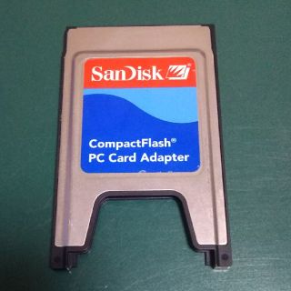 サンディスク(SanDisk)のSanDisk CF コンパクトフラッシュ PCカードアダプター(その他)