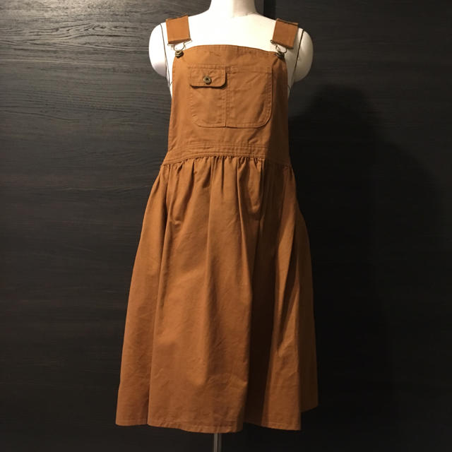 古着屋購入 ジャンパースカート レディースのパンツ(サロペット/オーバーオール)の商品写真