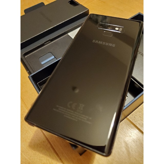 Galaxy(ギャラクシー)のGalaxy Note9 128GB SIMフリー Midnight Black スマホ/家電/カメラのスマートフォン/携帯電話(スマートフォン本体)の商品写真