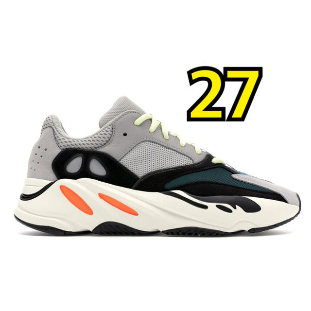 新品未使用未試着27cm adidas yeezy boost 700 wave runner