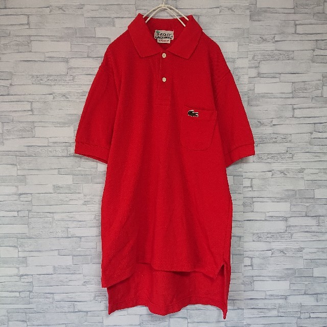 LACOSTE(ラコステ)の★激レア★ USA製 70s LACOSTE IZOD ポロシャツ 糸巻きタグ メンズのトップス(ポロシャツ)の商品写真