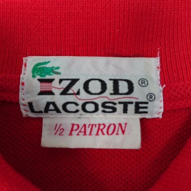 LACOSTE(ラコステ)の★激レア★ USA製 70s LACOSTE IZOD ポロシャツ 糸巻きタグ メンズのトップス(ポロシャツ)の商品写真