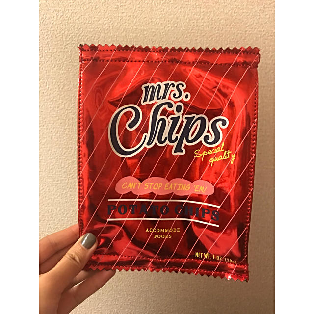 Chips ポーチ レディースのファッション小物(ポーチ)の商品写真