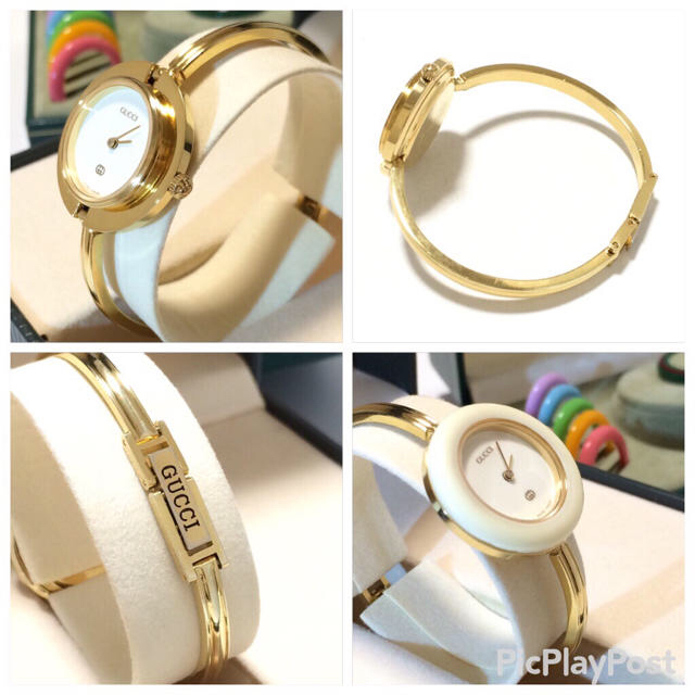 Gucci(グッチ)の1.グッチ GUCCI 時計 チェンジベゼル レディースのファッション小物(腕時計)の商品写真