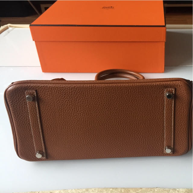 Hermes(エルメス)のSALエルメス バーキン30 トゴ  ゴールド シルバー金具 レディースのバッグ(ハンドバッグ)の商品写真