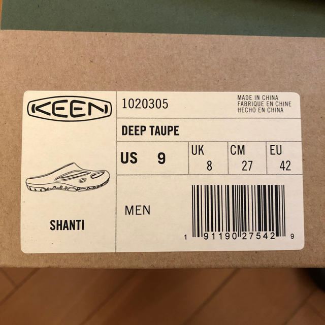 KEEN(キーン)のkeen サンダル SHANTI メンズの靴/シューズ(サンダル)の商品写真