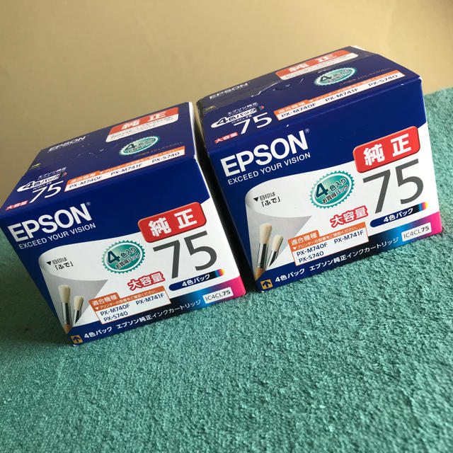 ぷくぷく様専用 EPSON 純正インク 4色 ic4cl75