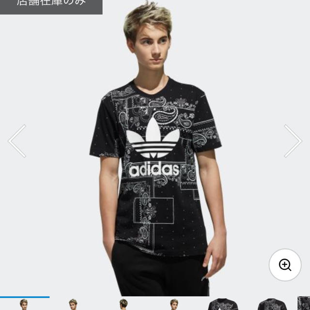 adidas(アディダス)のアディダスバンダナ柄Tシャツ レディースのトップス(Tシャツ(半袖/袖なし))の商品写真