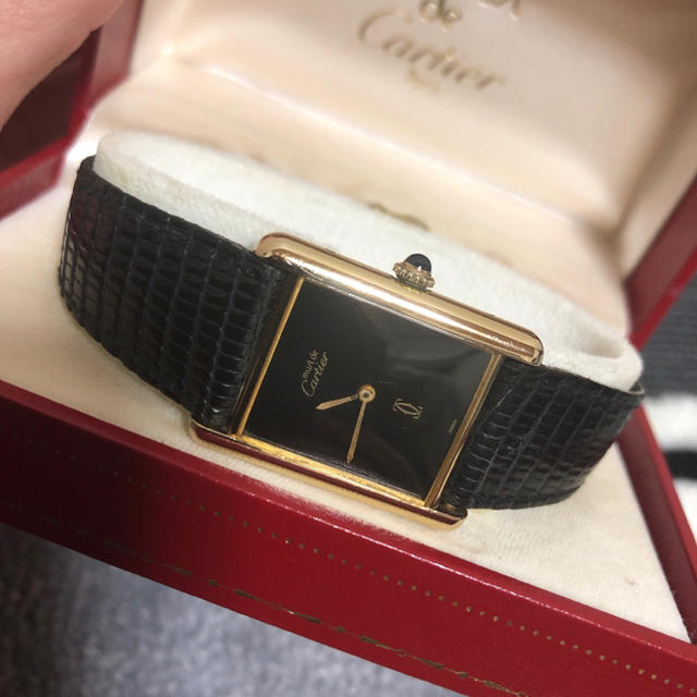 Cartier.マストタンク.ブラック