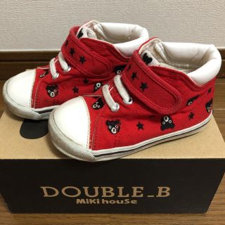 ダブルビー(DOUBLE.B)のダブルビー ハイカットスニーカー 15センチ(スニーカー)