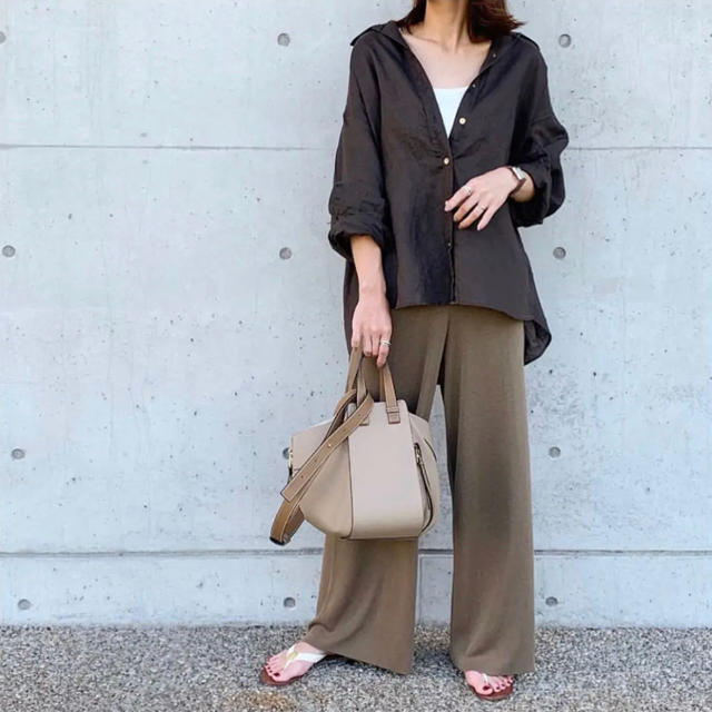 Plage 新品タグ付き Bright Yarn パンツ ブラウン ベージュ dev