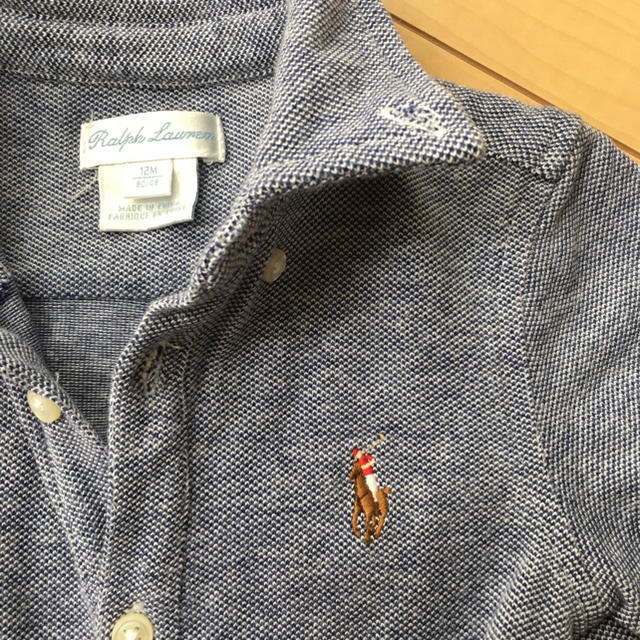 POLO RALPH LAUREN(ポロラルフローレン)の値下げ！ポロ ラルフローレンのロンパース80 キッズ/ベビー/マタニティのベビー服(~85cm)(ロンパース)の商品写真