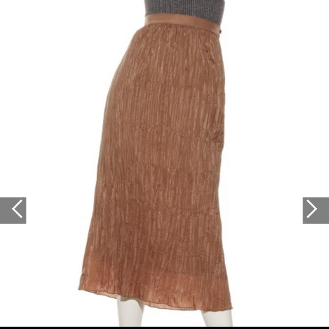 SNIDEL(スナイデル)のシャイニーランダムプリーツスカート レディースのスカート(ひざ丈スカート)の商品写真
