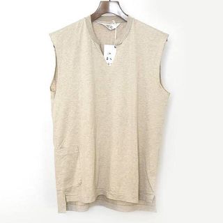 サンシー(SUNSEA)のSUNSEA Cut Off Sleeveless T Linen Beige(Tシャツ/カットソー(半袖/袖なし))