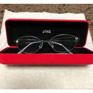 ジンズ(JINS)のJINS　メガネ Fine Fit Titanium(ネイビー)(サングラス/メガネ)