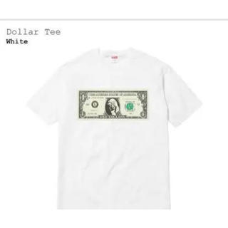 シュプリーム(Supreme)のSupreme dollar tee Lサイズ White(Tシャツ/カットソー(半袖/袖なし))