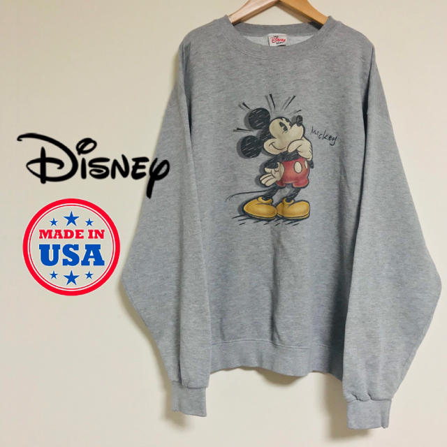 Disney(ディズニー)の【90s Made in USA】オールドディズニー ミッキーマウス スウェット メンズのトップス(スウェット)の商品写真