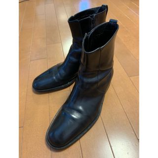 グッチ(Gucci)のGUCCI【17万円 グッチジップアップブーツ】ヒールアップ、耐久加工オーダー品(ブーツ)