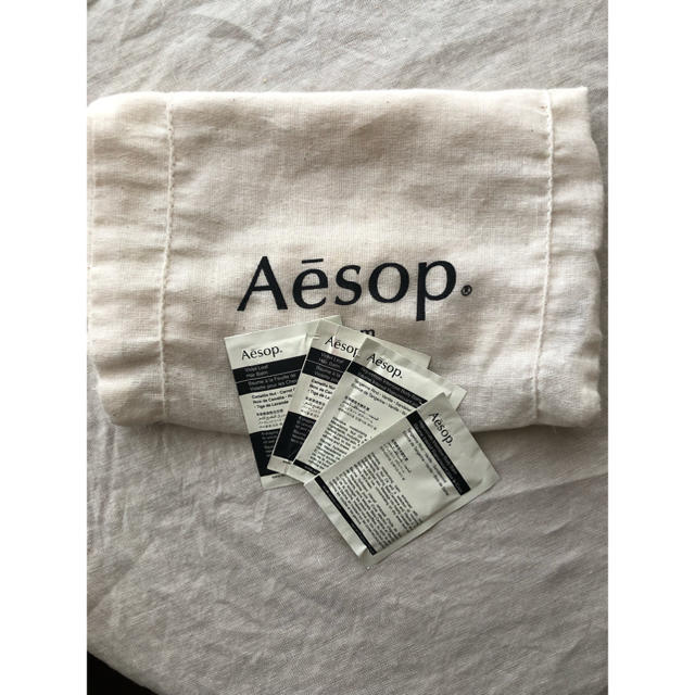 Aesop(イソップ)のイソップ☆Aesop布袋＋サンプルセット！！新品未使用☆ コスメ/美容のキット/セット(サンプル/トライアルキット)の商品写真