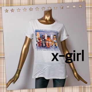 エックスガール(X-girl)のX-girl ★ セサミストリート プリント Ｔシャツ(Tシャツ(半袖/袖なし))