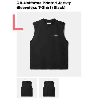 コムデギャルソン(COMME des GARCONS)の【L】 Printed Jersey Sleeveless T-Shirt(Tシャツ/カットソー(半袖/袖なし))