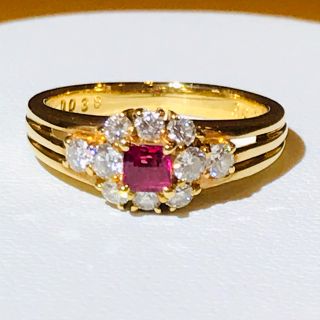 ポーラ(POLA)の☆POLA K18 ルビー0.22ct＆ダイヤリング☆(リング(指輪))