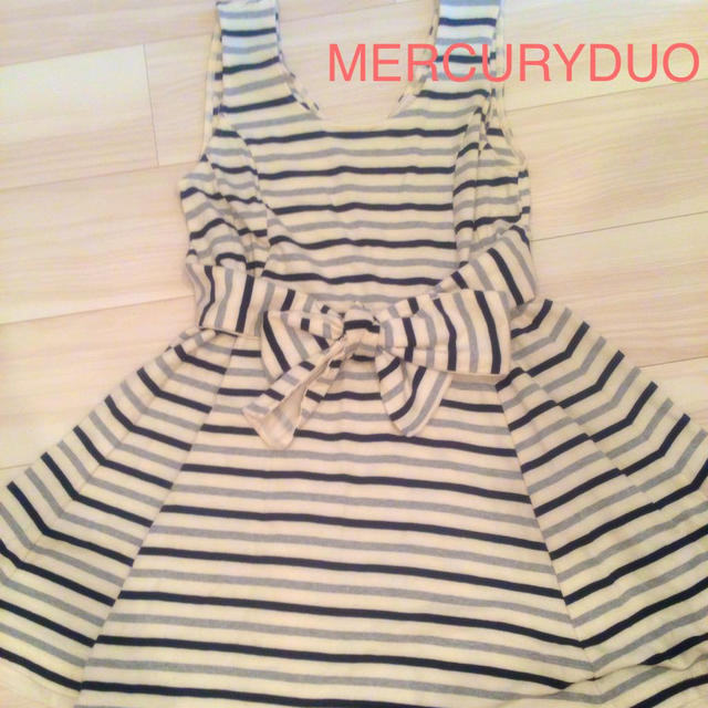 MERCURYDUO(マーキュリーデュオ)のMERCURYDUO＊ワンピース レディースのワンピース(ミニワンピース)の商品写真