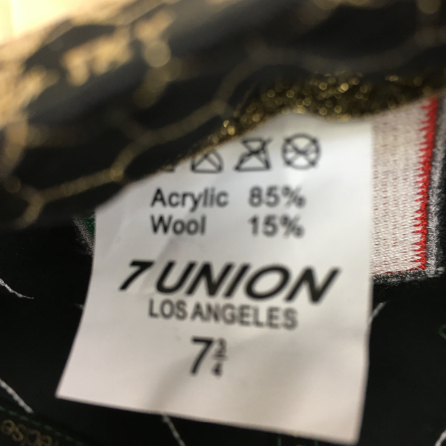 7UNION(セブンユニオン)の◆新品未使用◆7union キャップ ファントム 緑 7 3／4 メンズの帽子(キャップ)の商品写真