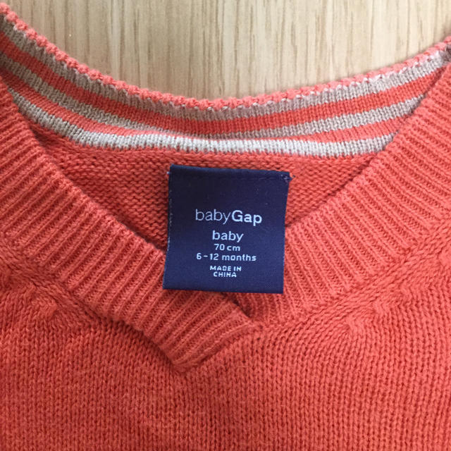 babyGAP(ベビーギャップ)のbaby gap 綿ニット キッズ/ベビー/マタニティのベビー服(~85cm)(ニット/セーター)の商品写真