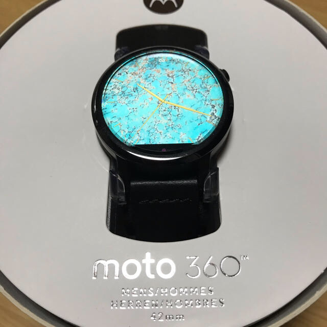 最終値下げ【モトローラ】moto360  2nd  gen 最新モデル 42mm スマホ/家電/カメラのスマホ/家電/カメラ その他(その他)の商品写真