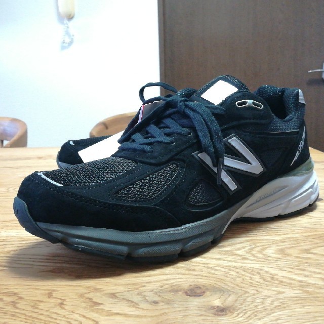 新品未使用　new balance　M990v4　BLACK　27.0cm