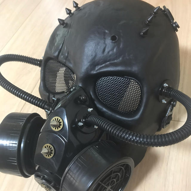 ガスマスク 髑髏 サバゲー ハロウィン コスプレにの通販 by ちー ガスマスク 髑髏 サバゲー ハロウィン コスプレにの通販 by ちー