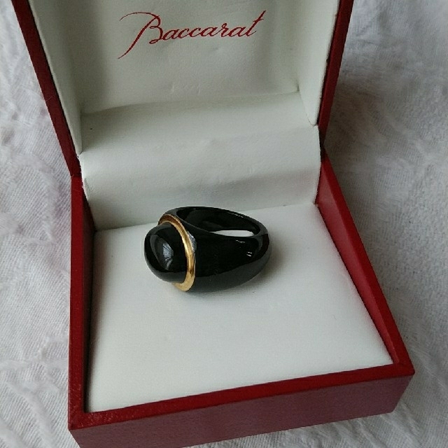 Baccarat(バカラ)のBaccarat　リング　黒 レディースのアクセサリー(リング(指輪))の商品写真