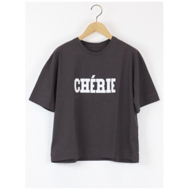 SCOT CLUB(スコットクラブ)のSCOT CLUB [soeur7] CHERIE ロゴ Tシャツ レディースのトップス(Tシャツ(半袖/袖なし))の商品写真