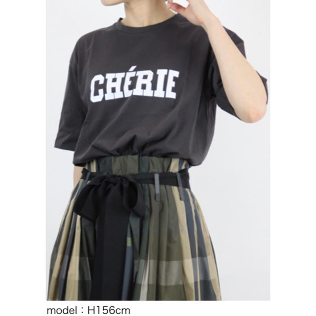 SCOT CLUB(スコットクラブ)のSCOT CLUB [soeur7] CHERIE ロゴ Tシャツ レディースのトップス(Tシャツ(半袖/袖なし))の商品写真