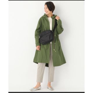 グローバルワーク(GLOBAL WORK)の【美品】GLOBAL WORK 撥水ロングマンパコート カーキ(ロングコート)