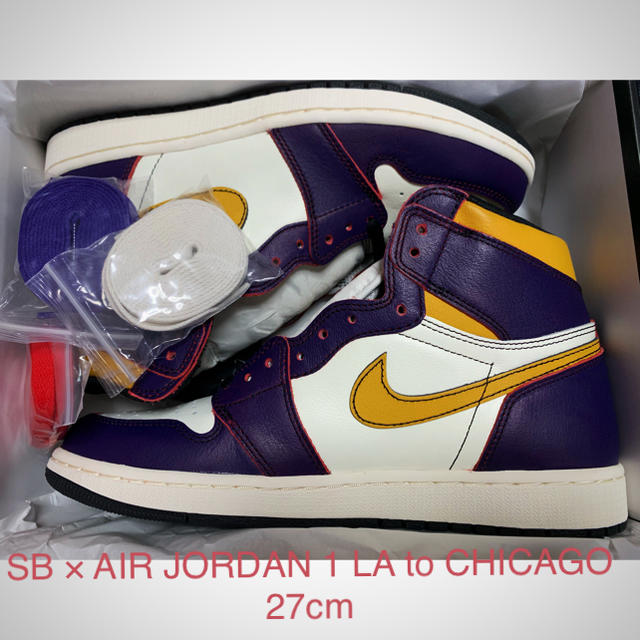 SB × AIR JORDAN 1 “LA to CHICAGO” 27cm‼️