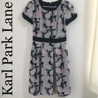 カールパークレーン(KarL Park Lane)のKarl Park Lane  花柄 半袖ワンピース(ひざ丈ワンピース)