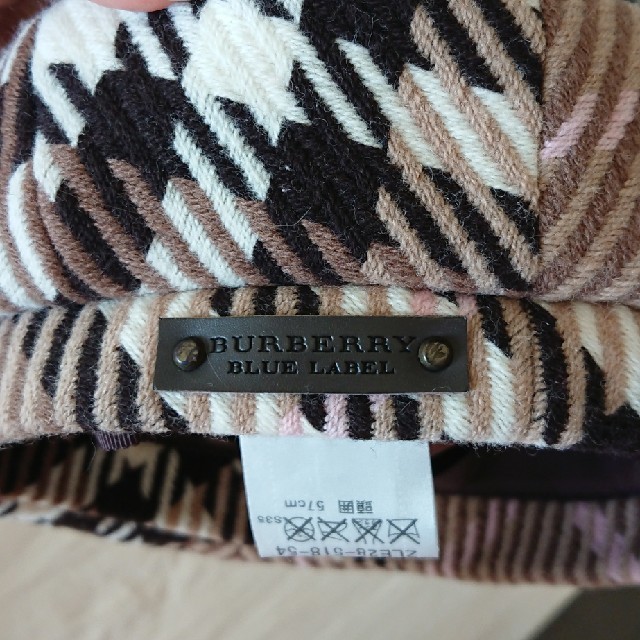 BURBERRY BLUE LABEL(バーバリーブルーレーベル)のtamagoccipiece様専用 未使用 バーバリー ブルーレーベル ベレー帽 レディースの帽子(ハンチング/ベレー帽)の商品写真