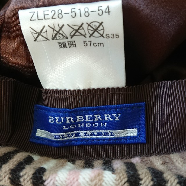 BURBERRY BLUE LABEL(バーバリーブルーレーベル)のtamagoccipiece様専用 未使用 バーバリー ブルーレーベル ベレー帽 レディースの帽子(ハンチング/ベレー帽)の商品写真