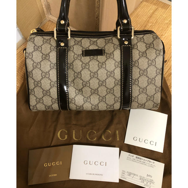 Gucci(グッチ)の【未使用品】GUCCI ミニボストン バッグ ハンドバッグ レディースのバッグ(ハンドバッグ)の商品写真