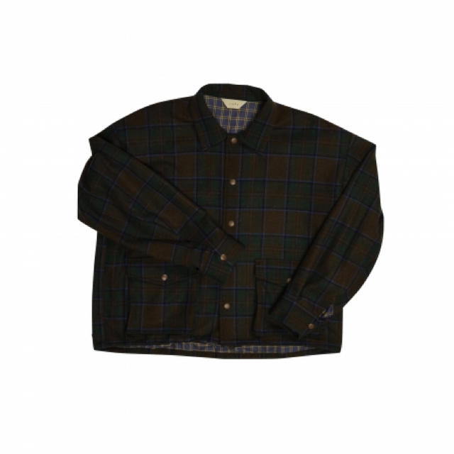 JieDa  PLAID COACH JACKET