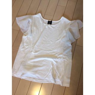 メリージェニー(merry jenny)の袖フリルTシャツ(Tシャツ(半袖/袖なし))