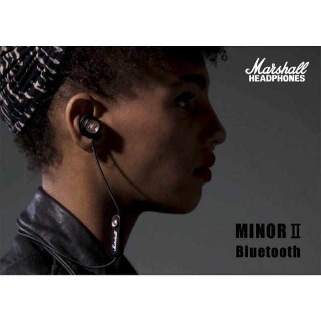 マーシャル ワイヤレスイヤホン ブラック MINOR II BLUETOOTH