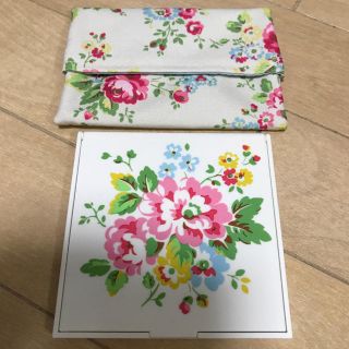 キャスキッドソン(Cath Kidston)のキャスキッドソン🌷ミラー＆ティッシュケース(ミラー)